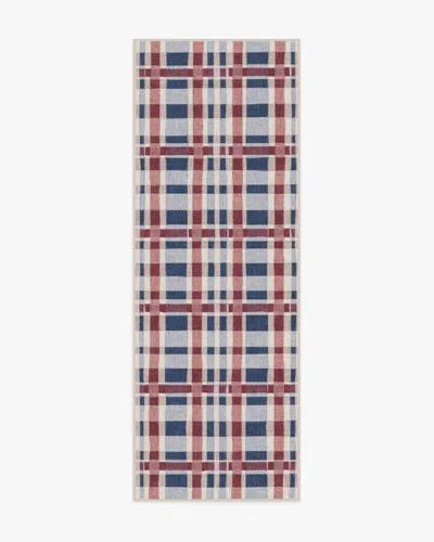 Ruggable Finn Red & Blue Flatwoven Rug