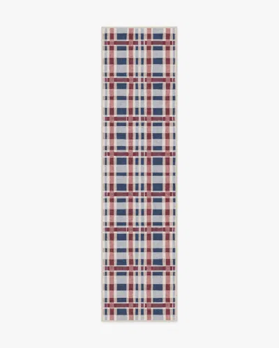 Ruggable Finn Red & Blue Flatwoven Rug