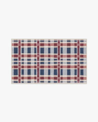 Ruggable Finn Red & Blue Flatwoven Rug
