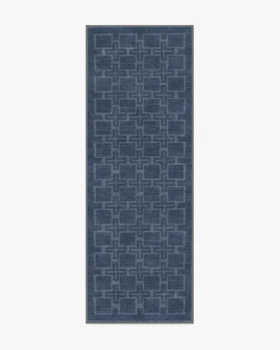 Ruggable Fletcher Blue Flatwoven Rug