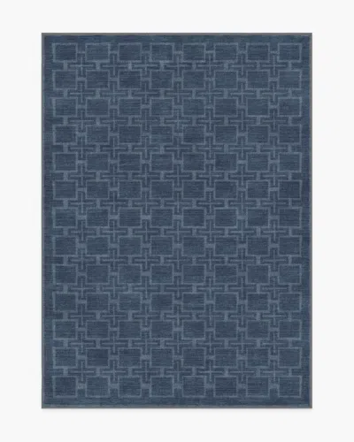 Ruggable Fletcher Blue Flatwoven Rug In Multi