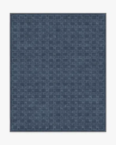 Ruggable Fletcher Blue Flatwoven Rug In Multi