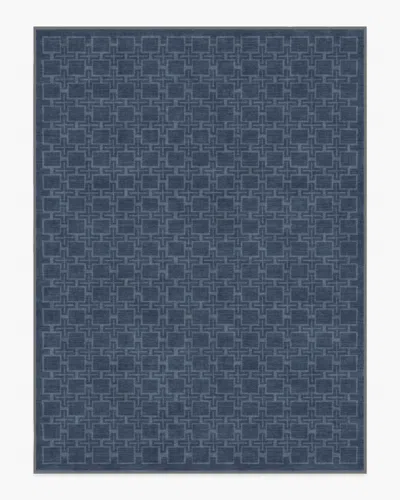 Ruggable Fletcher Blue Flatwoven Rug In Multi