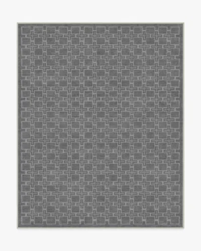 Ruggable Fletcher Grey Flatwoven Rug In Animal Print