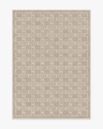 Ruggable Fletcher Neutral Flatwoven Rug In Brown