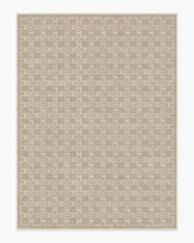Ruggable Fletcher Neutral Flatwoven Rug In Black