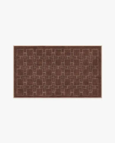 Ruggable Fletcher Rust Flatwoven Rug In Multi