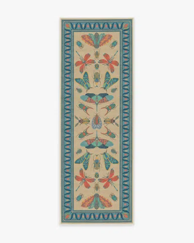 Ruggable Flutterby Multicolor Flatwoven Rug By Iris Apfel In Blue