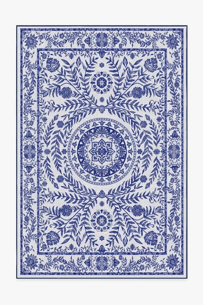 Ruggable Fontaine Delft Blue Outdoor Rug