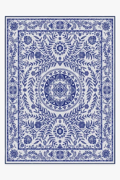 Ruggable Fontaine Delft Blue Outdoor Rug