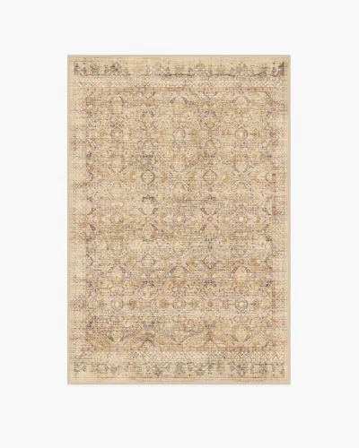 Ruggable Frances Sandstone Flatwoven Rug In Brown