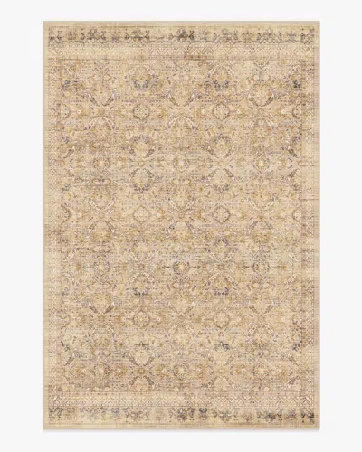 Ruggable Frances Sandstone Flatwoven Rug In Brown