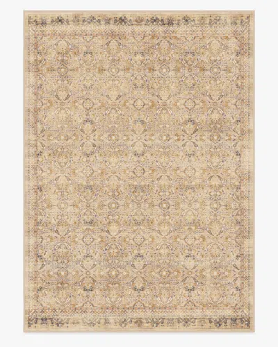 Ruggable Frances Sandstone Flatwoven Rug In Brown