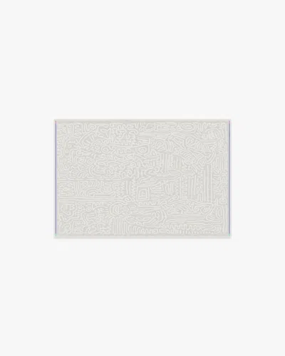 Ruggable Freestyle Pearl Flatwoven Rug By Keith Haring In White