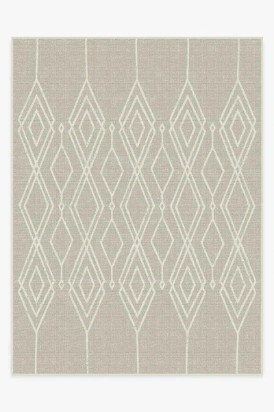 Ruggable Gemma Lattice Natural Outdoor Rug In Gray