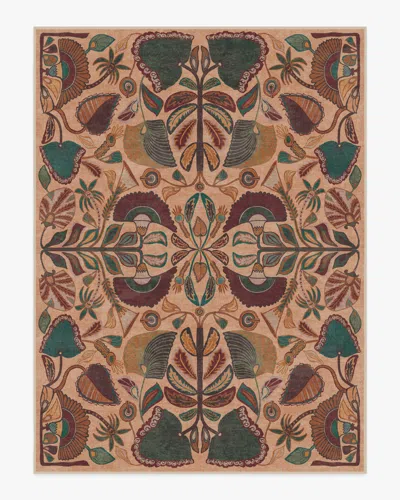 Ruggable Georgia Kaleidoscope Flatwoven Rug By Justina Blakeney In Brown