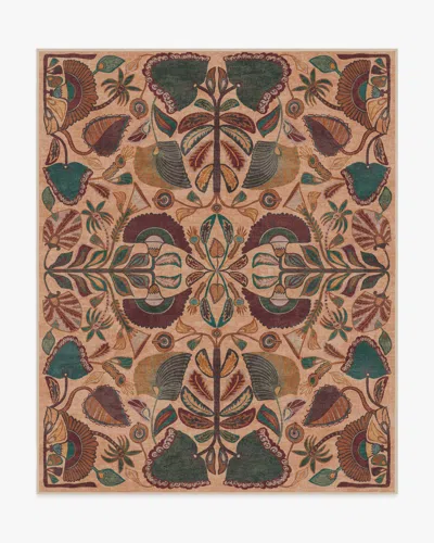 Ruggable Georgia Kaleidoscope Flatwoven Rug By Justina Blakeney In Brown