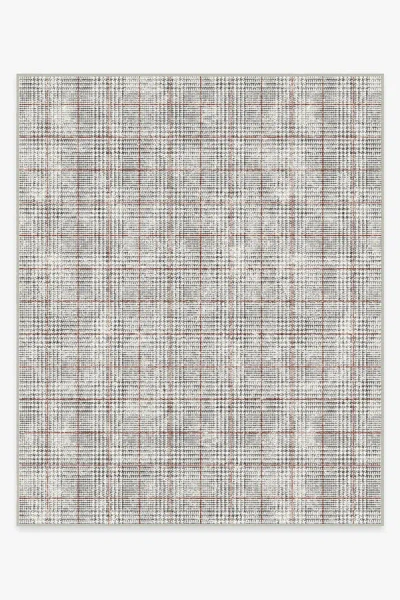 Ruggable Glen Plaid Flatwoven Rug In Gray