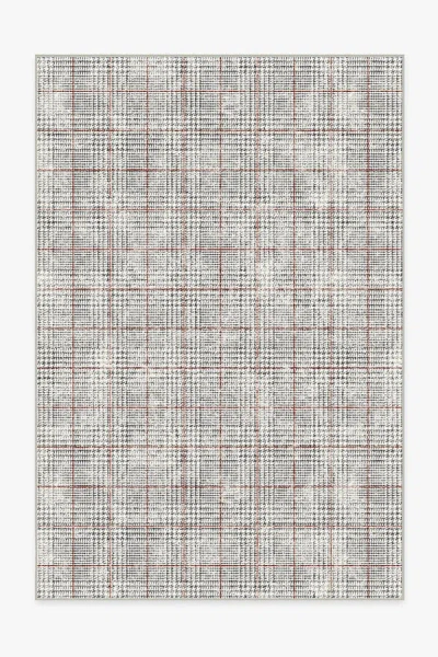 Ruggable Glen Plaid Flatwoven Rug In Gray