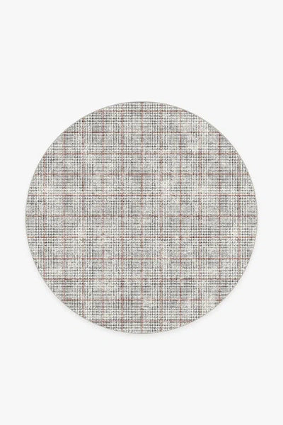 Ruggable Glen Plaid Flatwoven Rug In Gray
