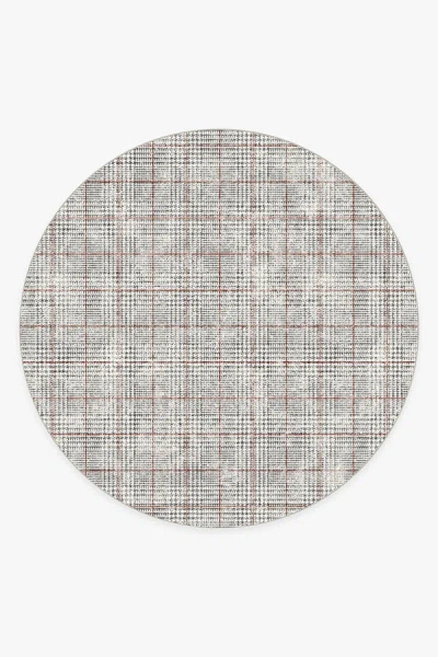 Ruggable Glen Plaid Flatwoven Rug In Gray