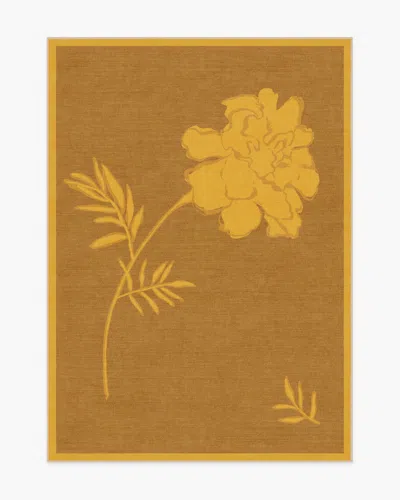 Ruggable Golden Marigold Flatwoven Rug By The Local Project In Yellow
