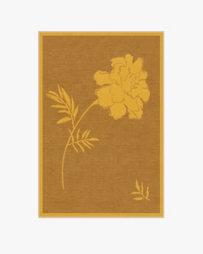 Ruggable Golden Marigold Flatwoven Rug By The Local Project In Yellow