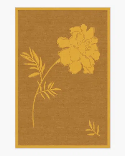 Ruggable Golden Marigold Flatwoven Rug By The Local Project In Yellow