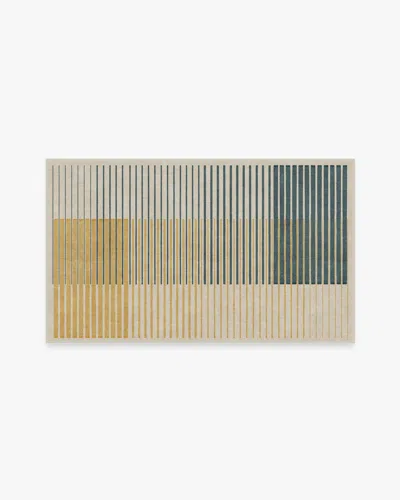 Ruggable Gradasi Teal Quartz Flatwoven Rug In Brown