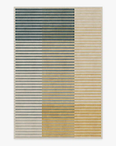 Ruggable Gradasi Teal Quartz Flatwoven Rug In Blue
