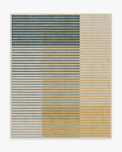 Ruggable Gradasi Teal Quartz Flatwoven Rug In Blue