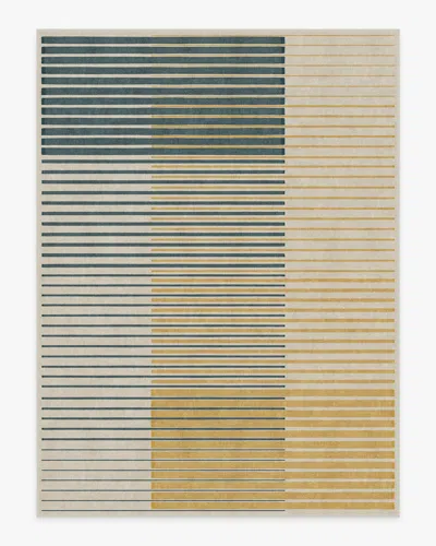 Ruggable Gradasi Teal Quartz Flatwoven Rug In Multi