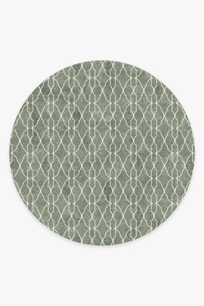 Ruggable Groguâ¢ Trellis Sage Green Flatwoven Rug In Multi