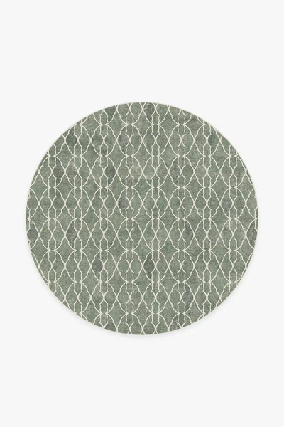 Ruggable Groguâ¢ Trellis Sage Green Flatwoven Rug In Multi