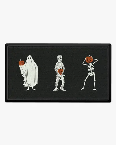Ruggable Halloween Guests Large Doormat In Black