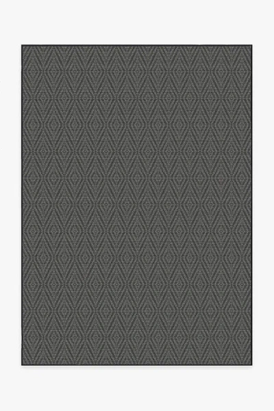 Ruggable Halo Diamond Grey Outdoor Rug In Gray
