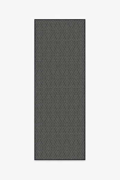 Ruggable Halo Diamond Grey Outdoor Rug In Gray