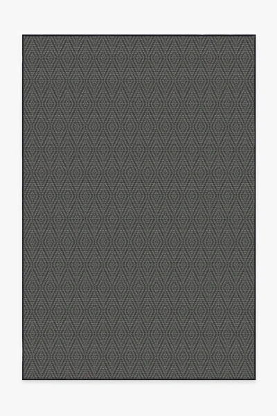 Ruggable Halo Diamond Grey Outdoor Rug In Gray