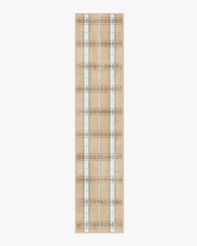Ruggable Hanover Check Natural Flatwoven Rug By Morris & Co. In Brown