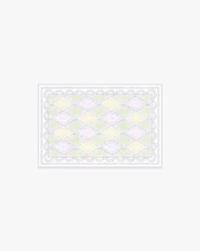 Ruggable Happy Birthday Popo Pistachio & Lemon Flatwoven Rug By Humberto Leon In Multi