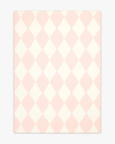 Ruggable Happy Harlequin Pearl Pink Play Mat