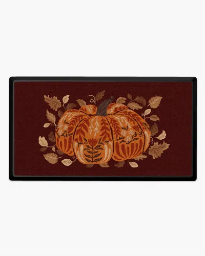 Ruggable Harvest Pumpkin Large Doormat In Brown