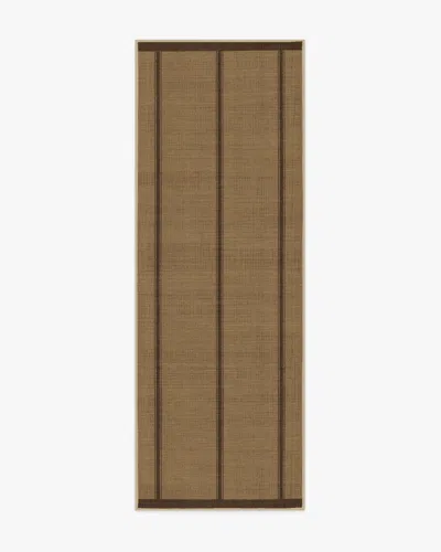 Ruggable Harvest Stripe Brown Re-jute Rug By Architectural Digest In Blue