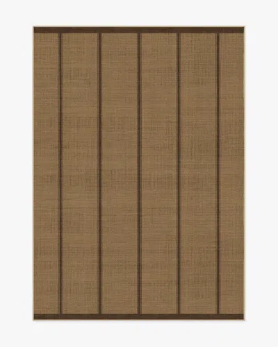 Ruggable Harvest Stripe Brown Re-jute Rug By Architectural Digest In Multi