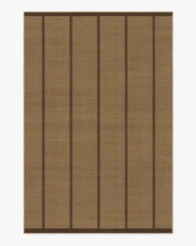 Ruggable Harvest Stripe Brown Re-jute Rug By Architectural Digest In Multi