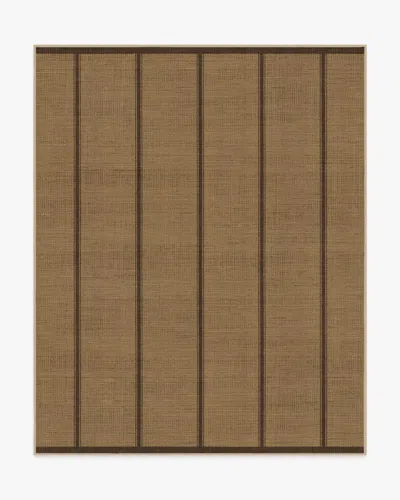 Ruggable Harvest Stripe Brown Re-jute Rug By Architectural Digest In Multi