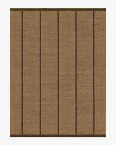 Ruggable Harvest Stripe Brown Re-jute Rug By Architectural Digest In Animal Print
