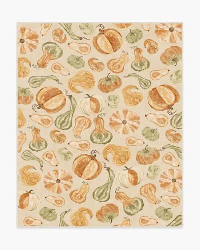 Ruggable Harvest Veggies Cream Multicolor Flatwoven Rug In Neutral