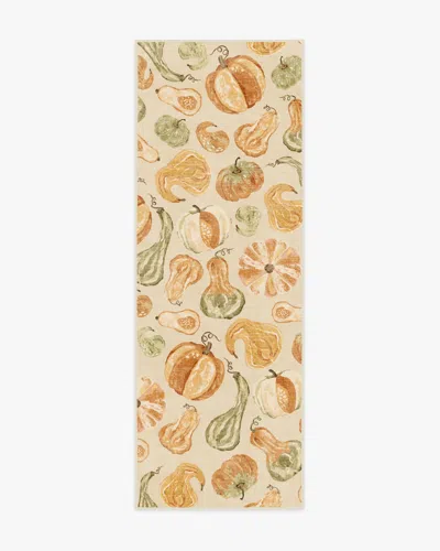 Ruggable Harvest Veggies Cream Multicolor Flatwoven Rug In Neutral