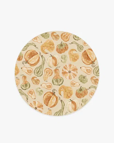 Ruggable Harvest Veggies Cream Multicolor Flatwoven Rug In Neutral